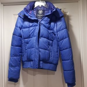 Winter coat royal blue